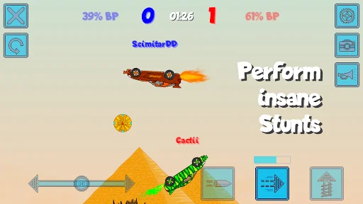 Pixel Boost League - 2D Rocket screenshot 4