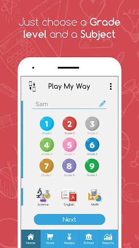 PlayMyWay: Education in games. screenshot 1