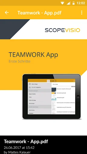 TEAMWORK für Android
