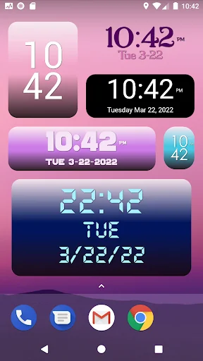 SD DigiClock Widget