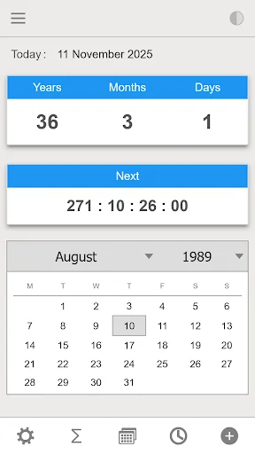 Age Calculator - Date of Birth