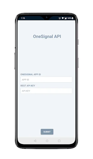OneSignal Mobile API screenshot 1