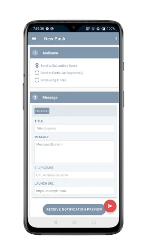OneSignal Mobile API screenshot 2