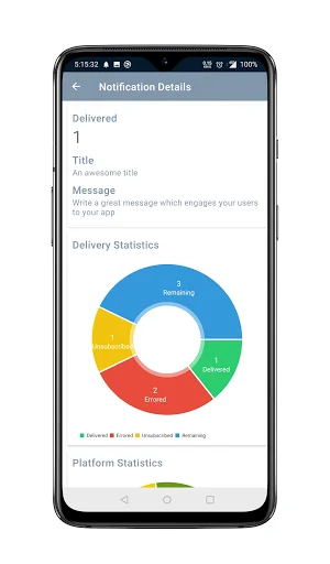 OneSignal Mobile API screenshot 3