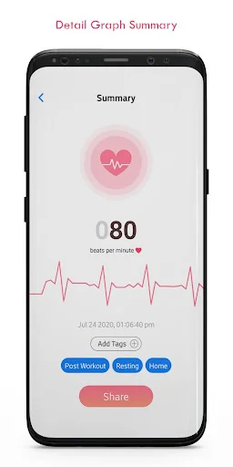 Heartbeat Monitor - Pulse & He screenshot 2