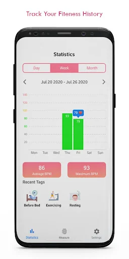 Heartbeat Monitor - Pulse & He screenshot 4