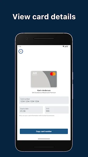 SAS EuroBonus World Mastercard screenshot 4