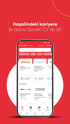 Secretcv - İş İlanı Ara & Bul screenshot 1