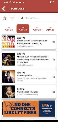 Festival International screenshot 2