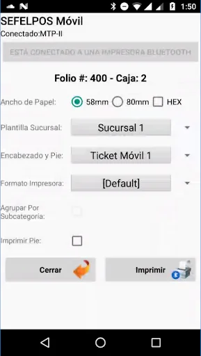 SEFELPOS - Caja Móvil Cloud