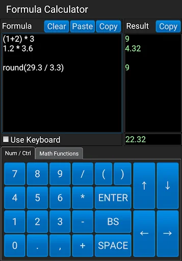 Formula Calculator