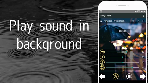Rainy Sound  comfortable sleep screenshot 2