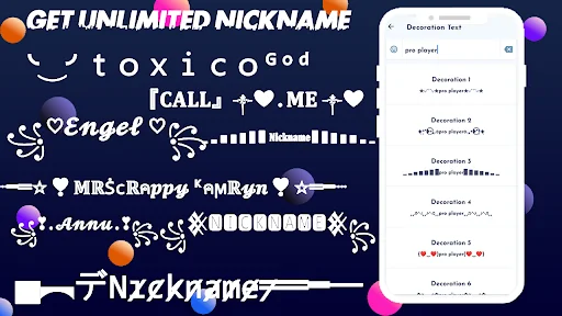 Gaming Fancy Name : Nickname screenshot 1