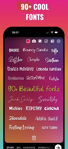 Fonts for Instagram - I Fonts