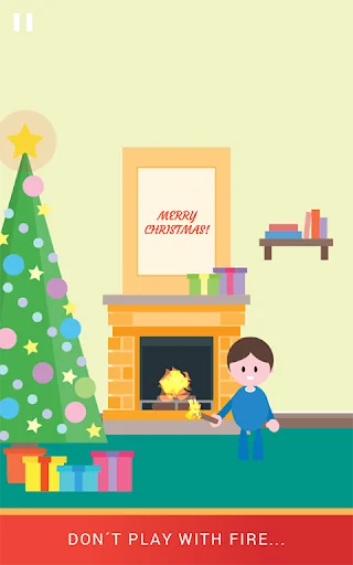Santa on Fire