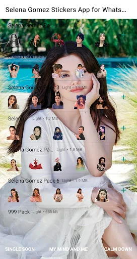 Selena Gomez WA Stickers App screenshot 1