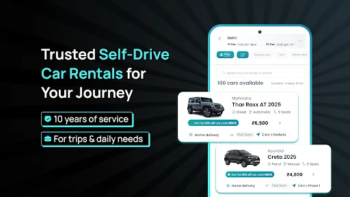 Revv: Self-Drive Car Rentals