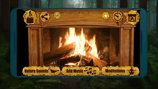 Night Light: Candle, Fireplace screenshot 2