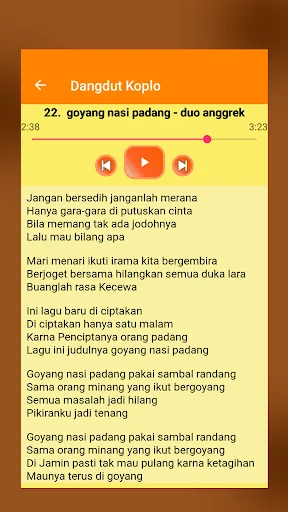 Dangdut Koplo Offline Lirik