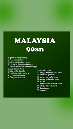Malaysia 90an Lengkap Offline