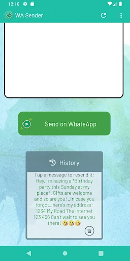 Send Message To Many Contacts  screenshot 3