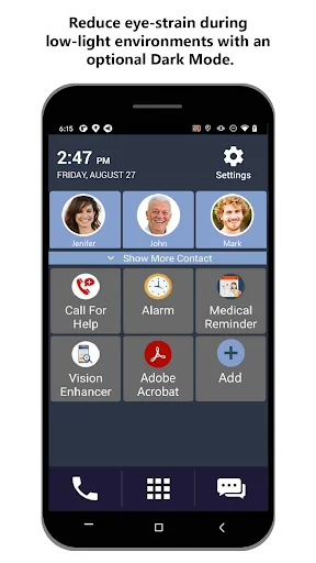 Senior Safety Phone - Big Icon screenshot 3
