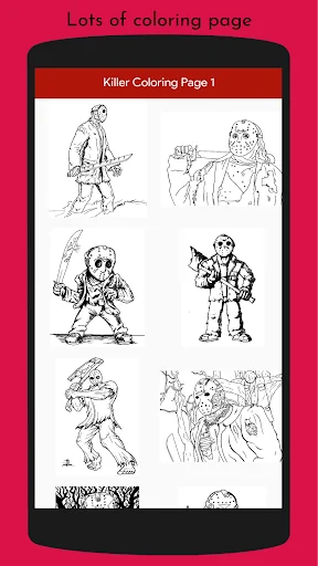 Serial Killer Coloring Book