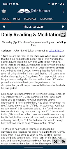 Daily Scripture