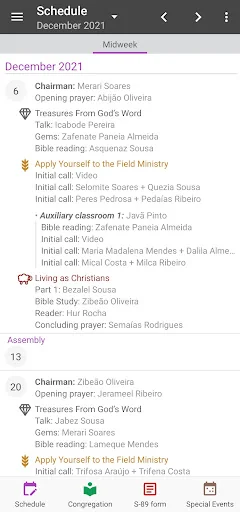 Meeting Schedule Builder