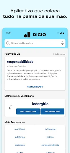 Dicio Portuguese Dictionary screenshot 1