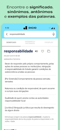 Dicio Portuguese Dictionary screenshot 2