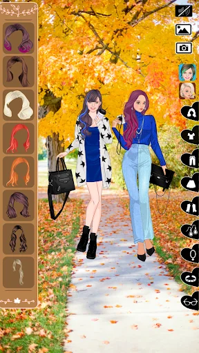 Autumn fashion game for girls