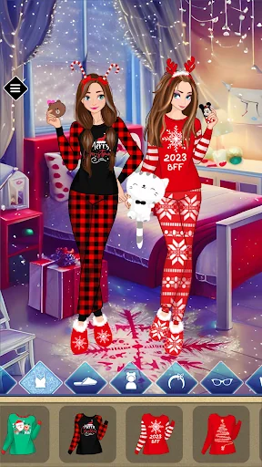 BFF Sleepover Dress  Up Game