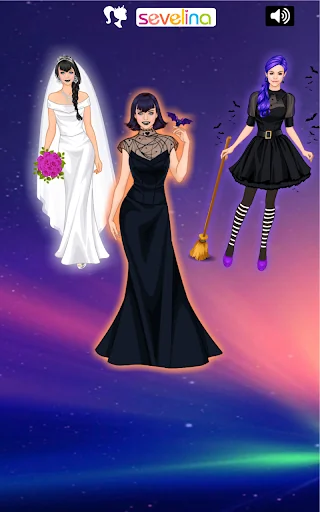 Sweet Vampire Wedding dress up