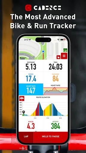 Bike & Run Tracker - Cadence