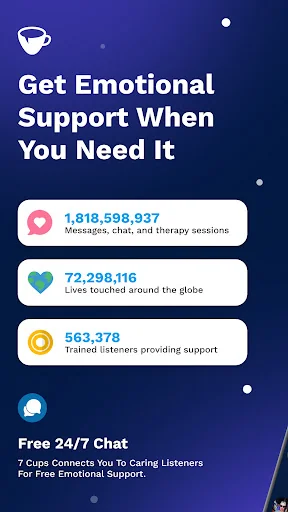 7 Cups: Online Therapy & Chat