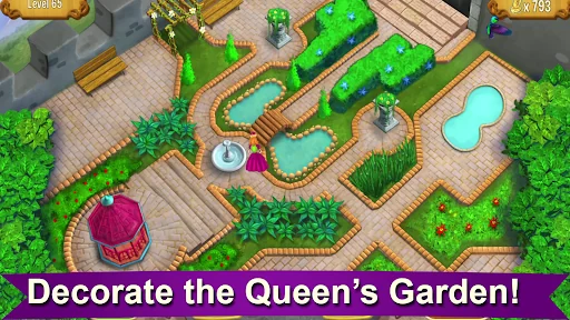 Queen's Garden: Match-3 Decor screenshot 2