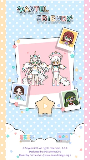 Pastel Friends : Dress Up Game screenshot 1