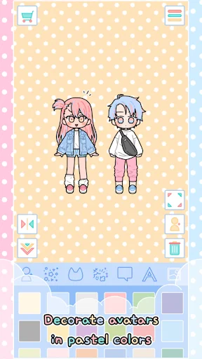 Pastel Friends : Dress Up Game screenshot 2