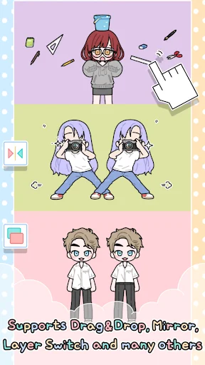 Pastel Friends : Dress Up Game screenshot 3
