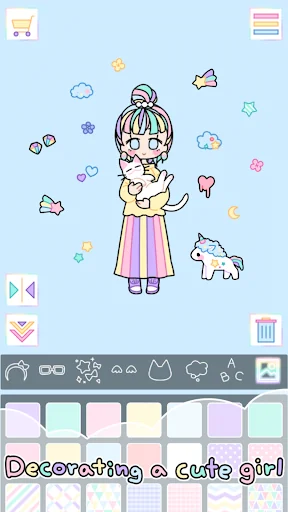 Pastel Girl : Dress Up Game screenshot 2