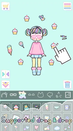 Pastel Girl : Dress Up Game screenshot 3