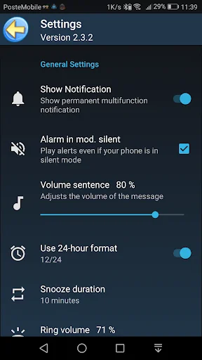 Speaking Alarm Clock-Memorandu screenshot 4