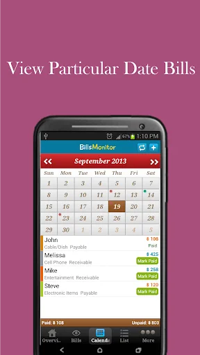 Bills Monitor & Manager screenshot 3