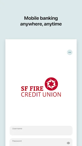 SF Fire CU Mobile Banking screenshot 1