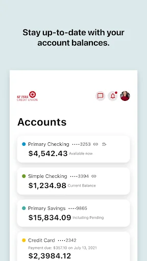 SF Fire CU Mobile Banking screenshot 3
