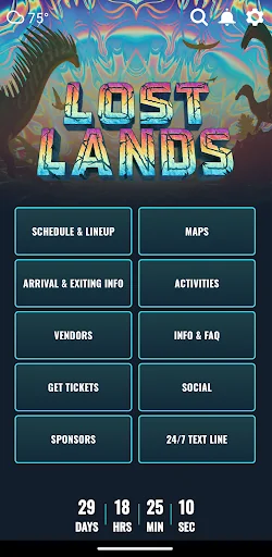 Lost Lands Festival App