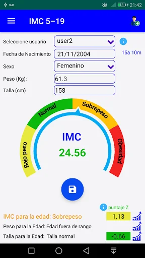BMI calculator 5-19 years