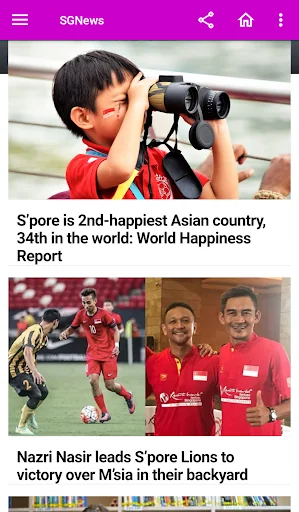 SGNews: Singapore Local News screenshot 2