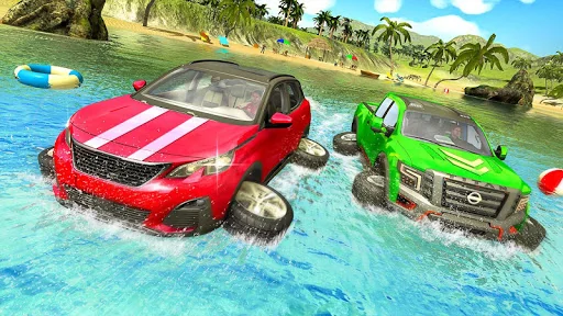 Water Surfer: Car Racing Games